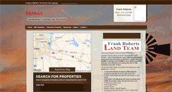 Desktop Screenshot of frankrobertslandteam.com